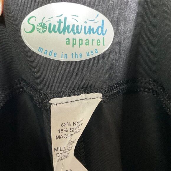 NWT Southwind Apparel Black Tights X-Large Nylon Spandex Womens Activewear - Picture 5 of 7